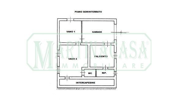 PLANIMETRIA PIANO SEMINTERRATO 